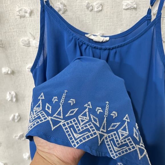 Blue Patterned Tank - Picture 3 of 5